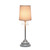Crystal Droplet Table Lamp with Tapered Shade - 17.25" - Gray - IMAGE 4