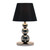 Stacked Ball Table Lamp with Tapered Shade - 19.5" - Black - IMAGE 4