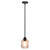 One Light Decorative Hanging Caged Mini Pendant Ceiling Light Fixture - 53.25" - Black - IMAGE 4