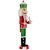 Peppermint Candy Nutcracker Christmas Figure - 15" - Red and Green - IMAGE 3