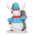 Snowman with Snowboard Commercial Outdoor Decoration - 36" - IMAGE 3