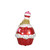 Santa Cupcake Fiberglass Outdoor Commercial Christmas Decoration - 48" - IMAGE 2