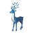 Standing Reindeer Commercial Fiberglass Outdoor Christmas Decoration - 70" - IMAGE 2