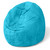 Kids Cocoon Microsuede Bean Bag Chair - 48" - Aqua Blue - IMAGE 5