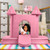 Kids Trifold Wall and Drawbridge Castle Gate Barricade - 64" - Pink - IMAGE 3