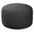 Large Faux Fur Round Bean Bag Chair - 4' - Black - IMAGE 1