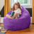 Kids Junior Cocoon Microsuede Bean Bag Chair - 48" - Purple - IMAGE 4