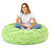 Plush Textured Faux Fur Bean Bag Chair - 4' - Lime Green - IMAGE 6