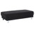 Linen Upholstered Tufted Ottoman - 57" - Black - IMAGE 3