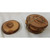 Round Olive Wood Coasters - 4" - Set of 4 - IMAGE 1