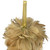 Glittered Feathers Christmas Ball Ornament - 6" - Tan - IMAGE 6
