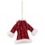 Glittered Winter Coat with Plush Trim Christmas Ornament - 6.5" - Red