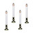 Single Flicker Flame Christmas Candle Lamp - 8.75" - Set of 4 - IMAGE 1