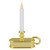 LED Lighted Window Candle with Handle Base - 9.5" - White and Gold - Set of 4 - IMAGE 3