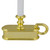 LED Lighted Window Candle with Handle Base - 9.5" - White and Gold - Set of 4 - IMAGE 6