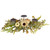 Sunflowers and Pumpkins Fall Harvest Triple Pillar Candleholder - 28" - IMAGE 2