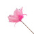 Glittered Feather Poinsettia Artificial Christmas Pick - 13.75" - Pink - IMAGE 3