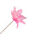 Glittered Feather Poinsettia Artificial Christmas Pick - 13.75" - Pink - IMAGE 4
