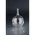 9.5" Clear Hand Blown Glass Decorative Vase - IMAGE 1