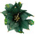 Poinsettia with Feather Petals Artificial Christmas Pick - 13.75" - Green - IMAGE 6