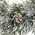 Real Touch™ Pine Cones and Berries Flocked Rosemary Small Artificial Christmas Wreath - 20" - Unlit - IMAGE 6