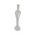 Glass Taper Candle Holder  - 11.5" - Clear - IMAGE 1