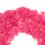 Pre-Lit Tinsel Artificial Christmas Wreath - 24" - Pink - Clear Lights - IMAGE 5