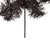 Pre-Lit Tinsel Artificial Christmas Garland - 9' x 6" - Black - Clear Lights