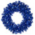 Pre-Lit Artificial Tinsel Christmas Wreath - 24" - Blue - Clear Lights - IMAGE 2