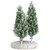 Frosted Trio of Pine Trees Christmas Decoration - 8" - Unlit - IMAGE 3