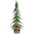 Real Touch™ Mini Icy Pine Christmas Tree in Burlap Base - 24" - Unlit - IMAGE 2