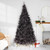 Artificial Tinsel Halloween Tree - 9' - Black - Unlit - IMAGE 1