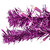 Pre-Lit Artificial Tinsel Christmas Tree - 3' - Purple - Clear Lights - IMAGE 5