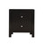 2-Drawer Wood Nightstand - 25" - Black - IMAGE 1
