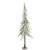 Pre-Lit Alpine Flocked Artificial Christmas Tree - 6' - Clear LED Lights - IMAGE 2