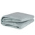 11.5' x 19.5' Gray Apertured Oval Pool Cover with Rope Ties - IMAGE 2