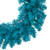 Pre-Lit Artificial Pine Christmas Wreath - 24" - Turquoise - Clear Lights - IMAGE 6
