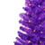 Pre-Lit Medium Artificial Pine Christmas Tree - 4' - Purple - Clear Lights - IMAGE 3