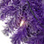 Pre-Lit Flocked Pine Artificial  Christmas Wreath - 24" - Purple - Clear Lights