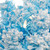 Pre-Lit Flocked Pine Artificial  Christmas Wreath - 24" - Sky Blue - Clear Lights - IMAGE 5