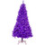 Pre-Lit Medium Pine Artificial Christmas Tree - 6' - Purple - Clear Lights - IMAGE 2