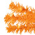 Pre-Lit Medium Pine Artificial Christmas Tree - 6' - Orange - Clear Lights