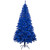 Pre-Lit Medium Pine Artificial Christmas Tree - 6' - Royal Blue - Clear Lights - IMAGE 2