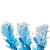Pre-Lit Artificial Flocked Pine Christmas Garland - 9' - Sky Blue - Clear Lights - IMAGE 5