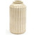 Large Ribbed Sun Bleached Wood Vase - 14" - IMAGE 1