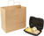 Recyclable Paper Kraft Bags with Handles - 12.75" x 10.25" - Case of 250 - IMAGE 1