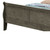 Wooden Sleigh Queen Platform Bed - 84" - Gray - IMAGE 3