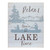 Lake Life Sentiment Rectangular Wall Sign - 20" - Set of 2 - IMAGE 4
