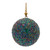 Beaded Glass Christmas Ball Ornaments - 2.75" (70mm) - Multi-Color - 12ct - IMAGE 1