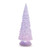 LED Lighted Textured Glass Christmas Tree Tabletop Decor - 12.5" - Clear - Set of 3 - IMAGE 2